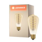 Ledvance Vintage 1906 LED E27 Pear Gold 4.8W 420lm - 822 Extra Warm White | Dimmable - Replaces 37W