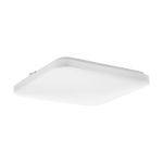 Eglo Wall and Ceiling Light Frania Steel White 14.6W 1600lm - 830 Warm White | IP20 