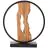 Brilliant Table Lamp Chaumont Aluminium Metal Wood Black 6W 850lm - 830 Warm White